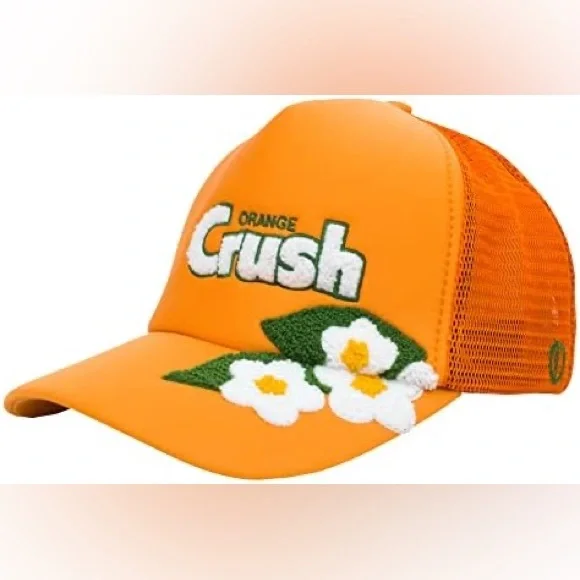 NWOT RARE “Organge Crush” Trucker Hat OS - Picture 5 of 11